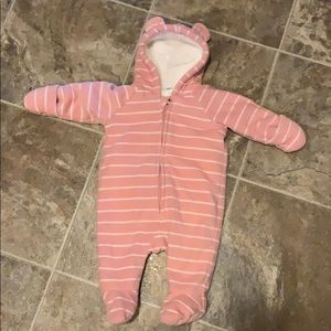 Fleece baby suit
